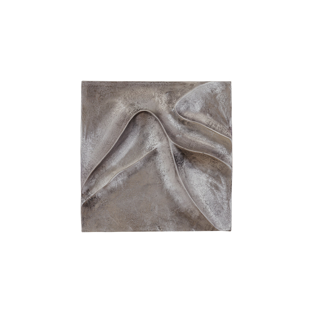 Wandpaneel Gihan S - 42x5x42 cm - Aluminium - Zilver PTMD