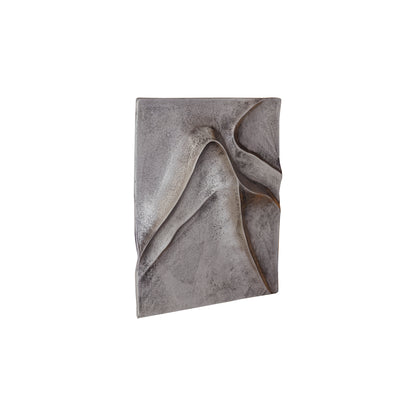 Wandpaneel Gihan S - 42x5x42 cm - Aluminium - Zilver PTMD
