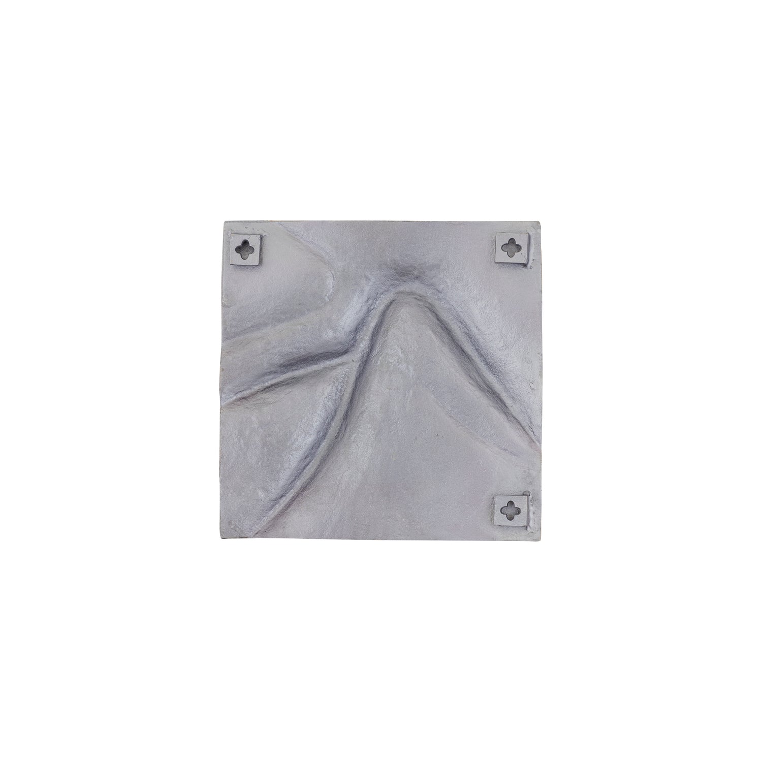 Wandpaneel Gihan S - 42x5x42 cm - Aluminium - Zilver PTMD