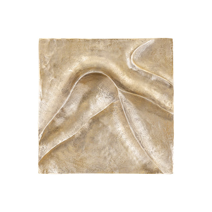 Wandpaneel Gihan M - 55x5x55 cm - Aluminium - Goud PTMD