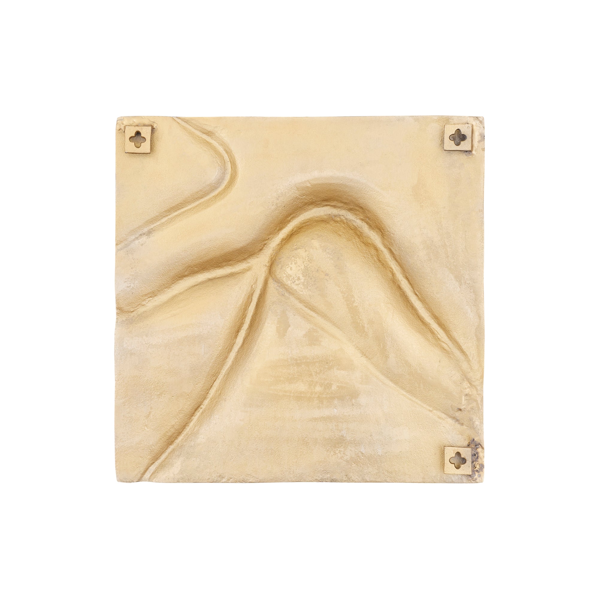 Wandpaneel Gihan M - 55x5x55 cm - Aluminium - Goud PTMD