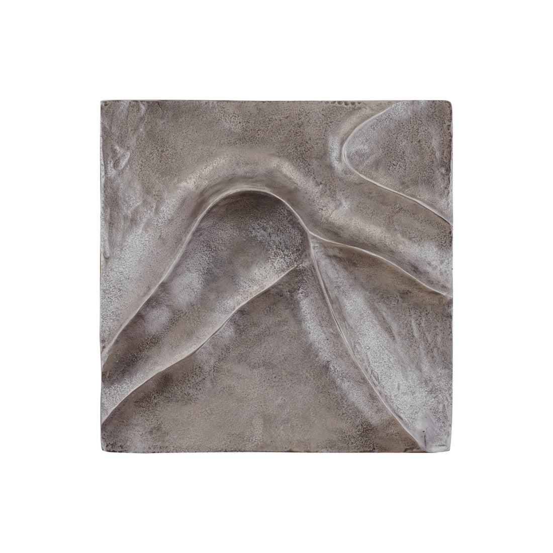 Wandpaneel Gihan M - 55x5x55 cm - Aluminium - Zilver PTMD