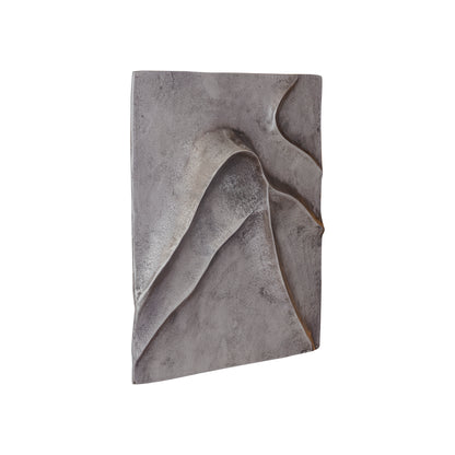 Wandpaneel Gihan M - 55x5x55 cm - Aluminium - Zilver PTMD