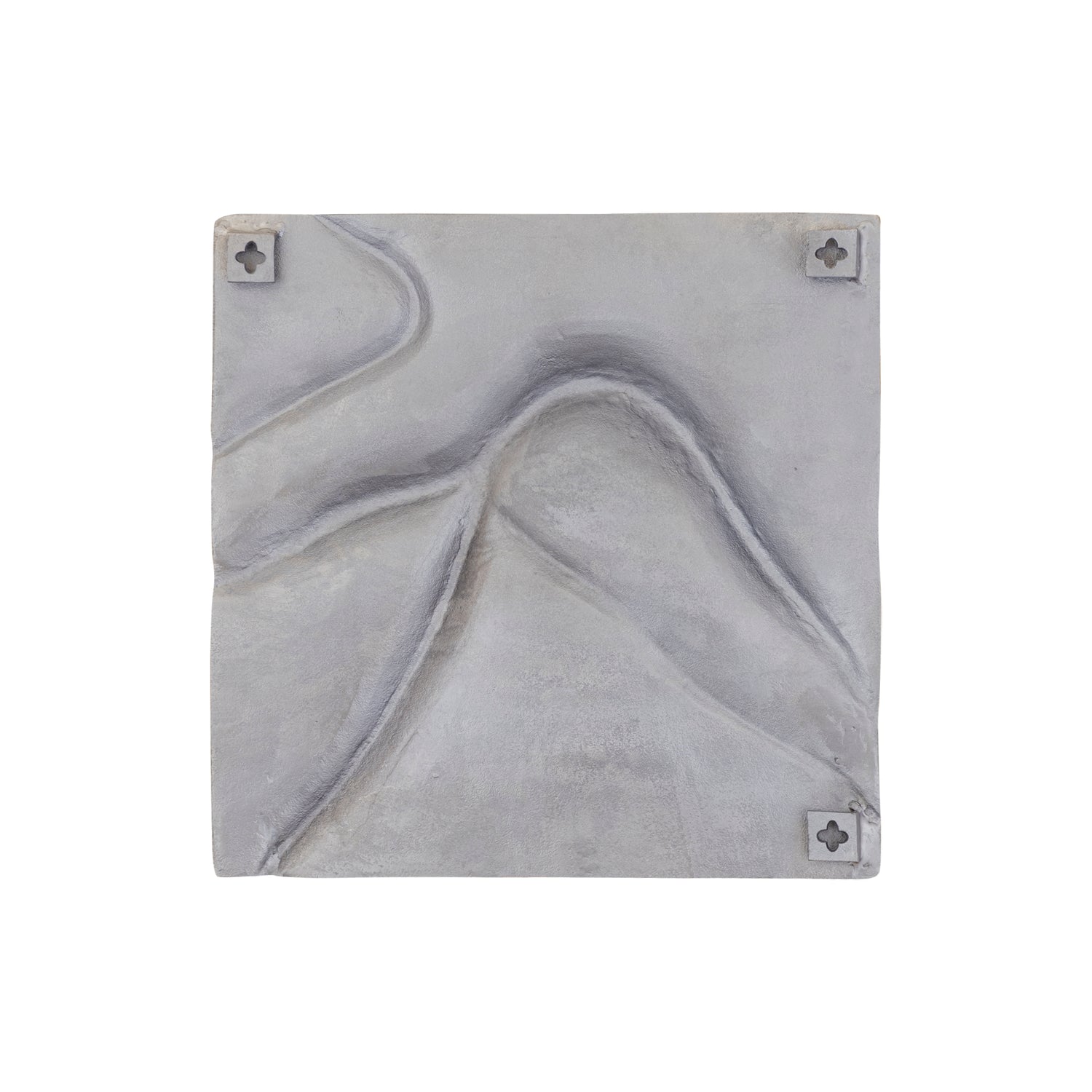 Wandpaneel Gihan M - 55x5x55 cm - Aluminium - Zilver PTMD