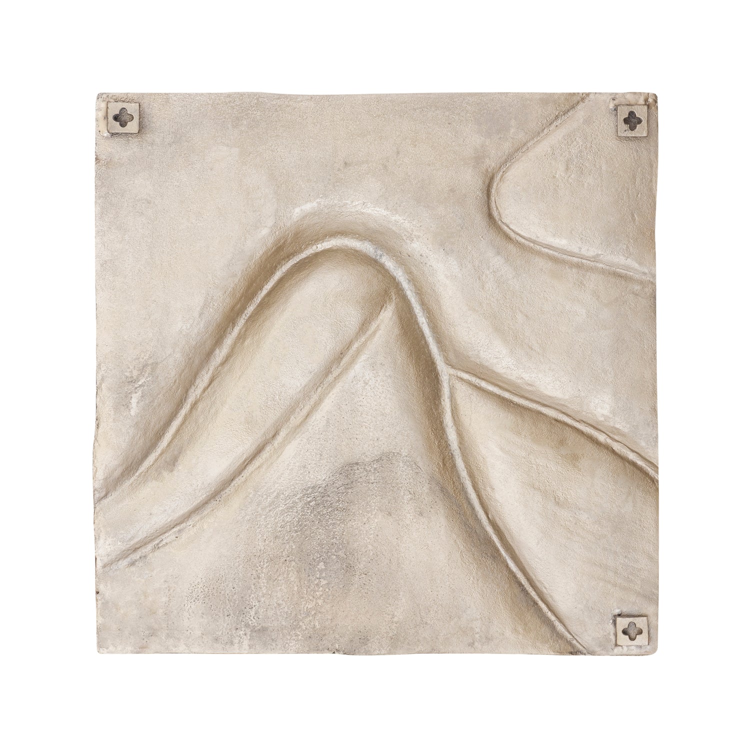 Wandpaneel Gihan L - 70x5x70 cm - Aluminium - Goud PTMD