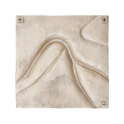 Wandpaneel Gihan L - 70x5x70 cm - Aluminium - Goud PTMD