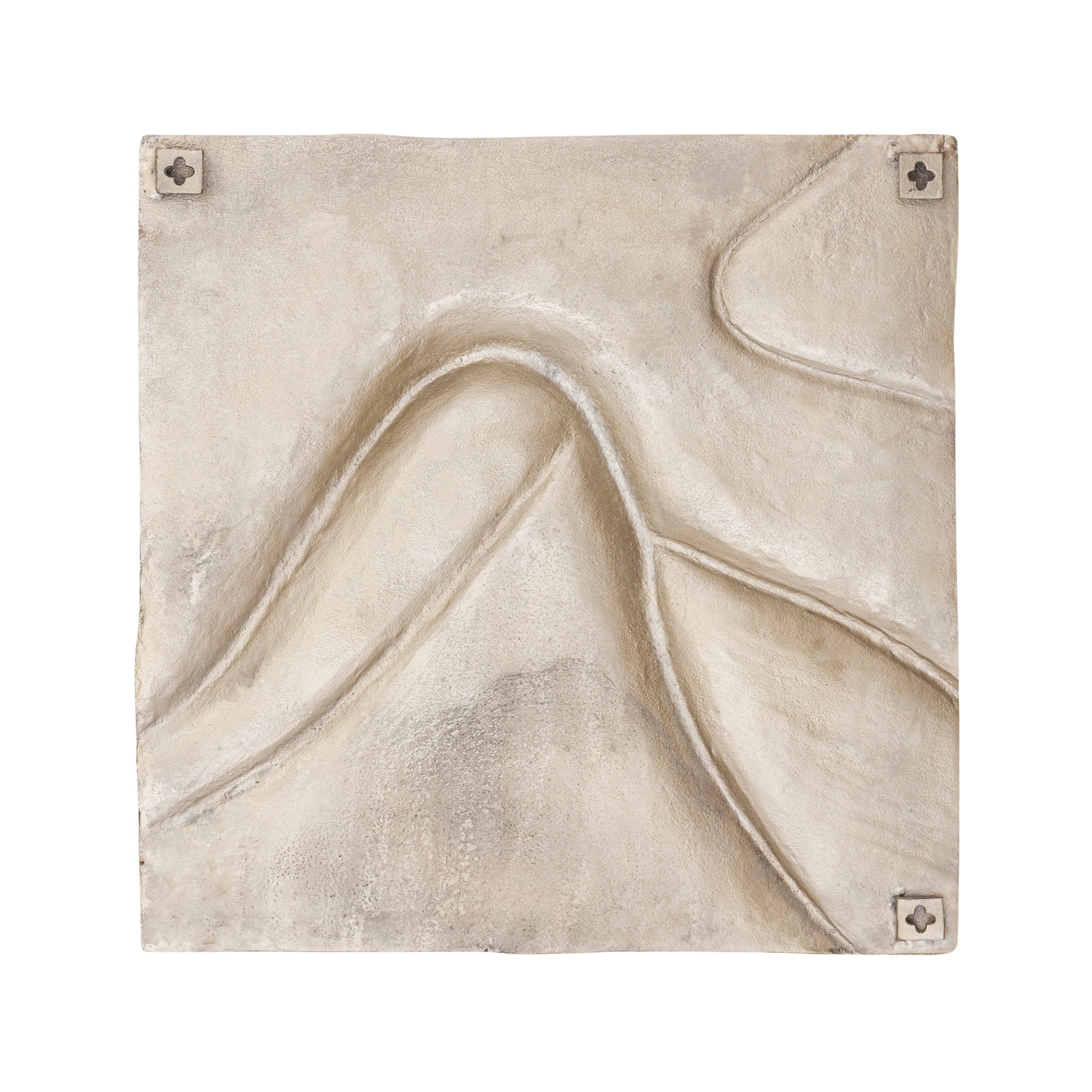 Wandpaneel Gihan L - 70x5x70 cm - Aluminium - Goud PTMD