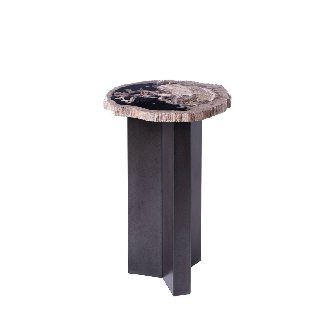 Bijzettafel Jisse - 30x35x53 cm - Hout - Zwart PTMD
