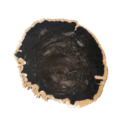 Bijzettafel Jisse - 30x35x53 cm - Hout - Zwart PTMD