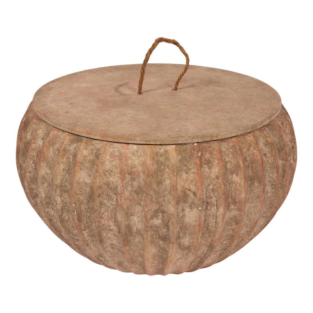 Yasmeene Cement Buitenkaars Bruin Ø36cm PTMD