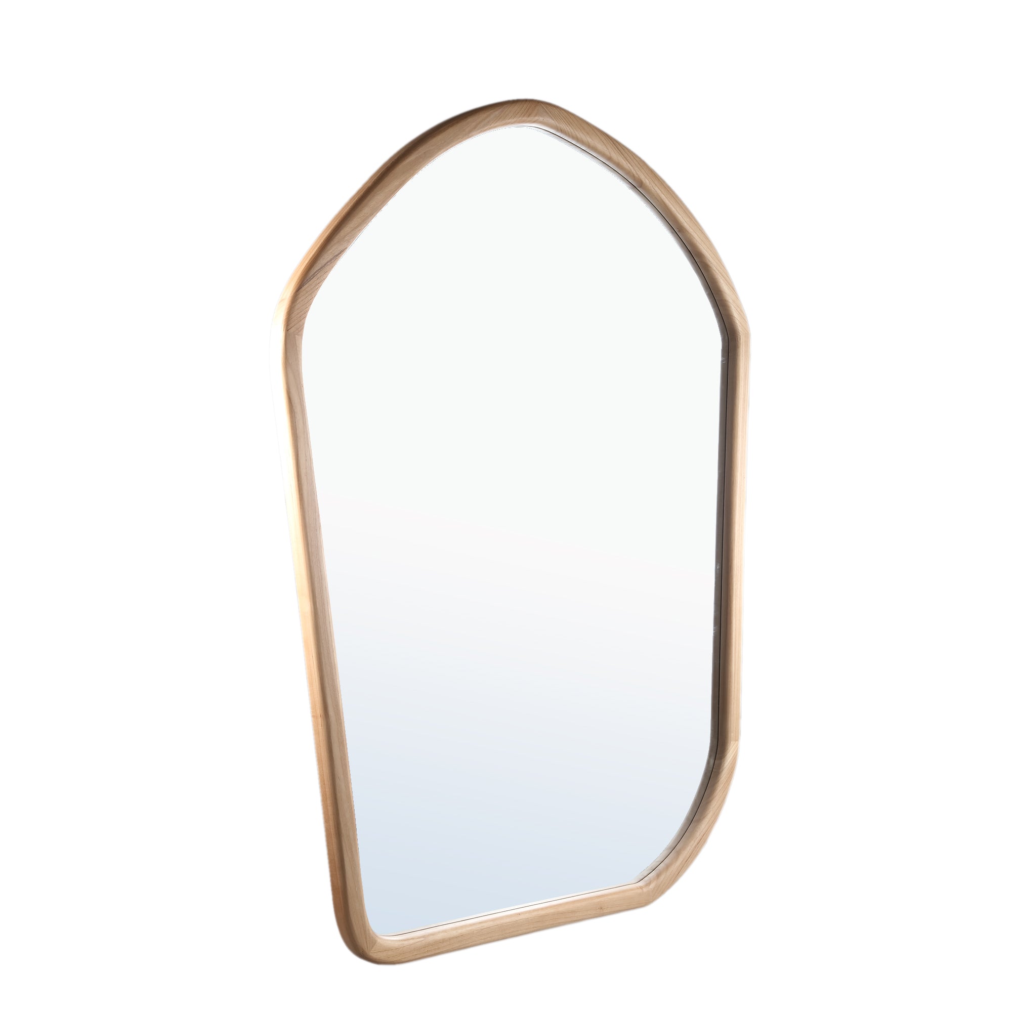 Spiegel Denholm Natural Solid Wood Big Organic 120x4x172cm PTMD