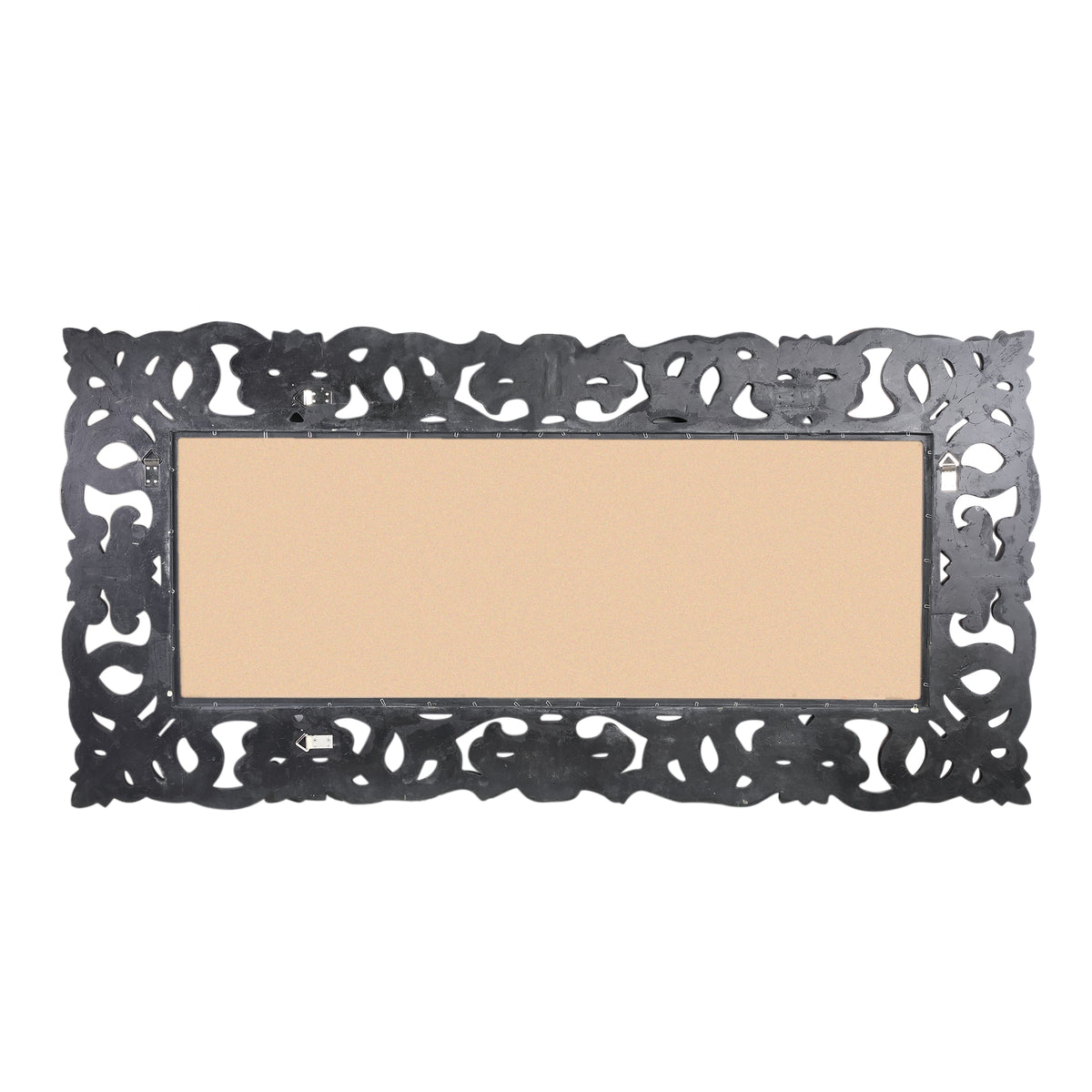 Morrigan Black Poly Classical Mirror Rectangle PTMD