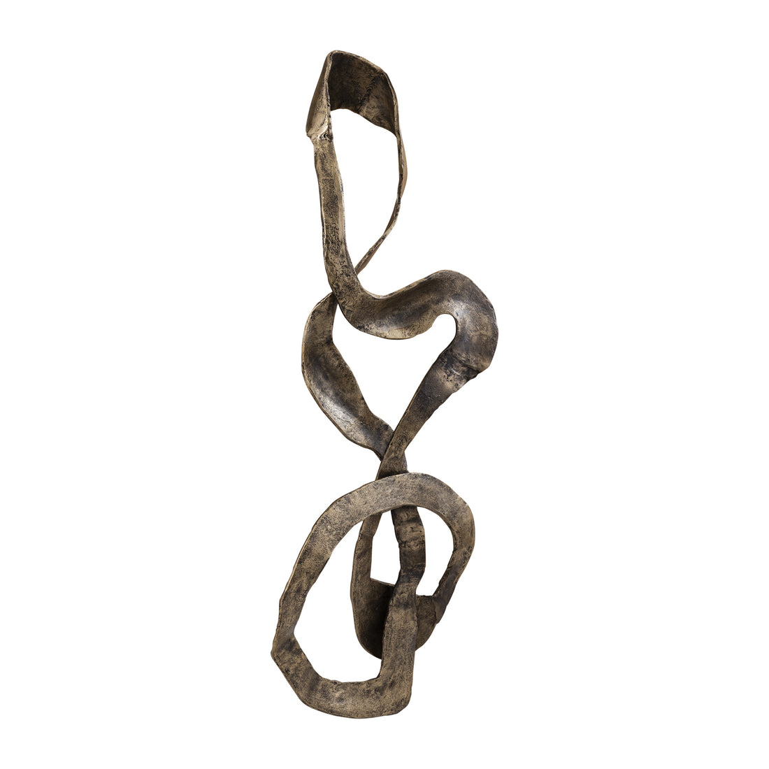 Neven Gold casted alu metaal swirl wall panel L PTMD