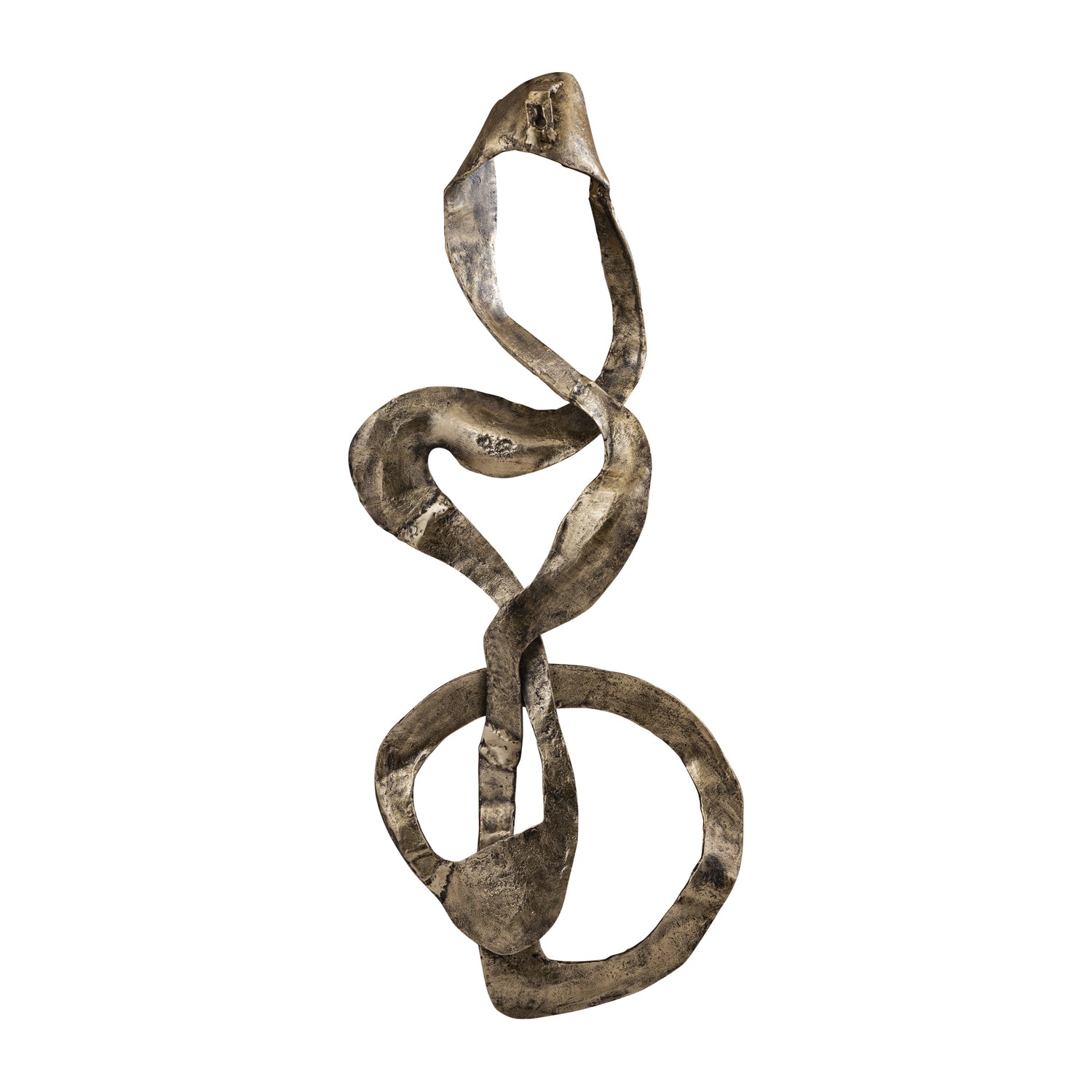 Neven Gold casted alu metaal swirl wall panel L PTMD
