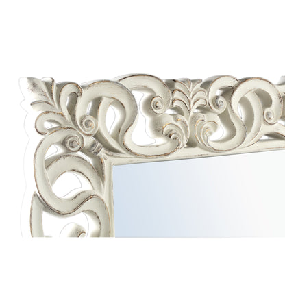 Morrigan White Poly Classical Mirror Rectangle PTMD