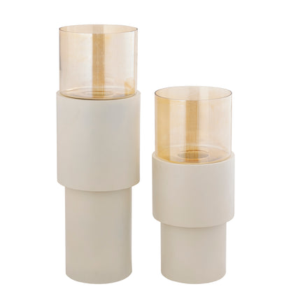Soon Cream iron floor stormlight luster glass L PTMD
