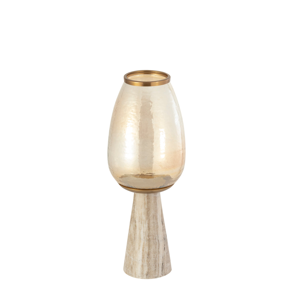 Berdand Beige floor stormlight luster glass cone S PTMD