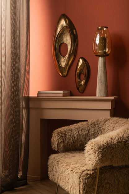 Kellaine Brass casted alu wall panel small PTMD