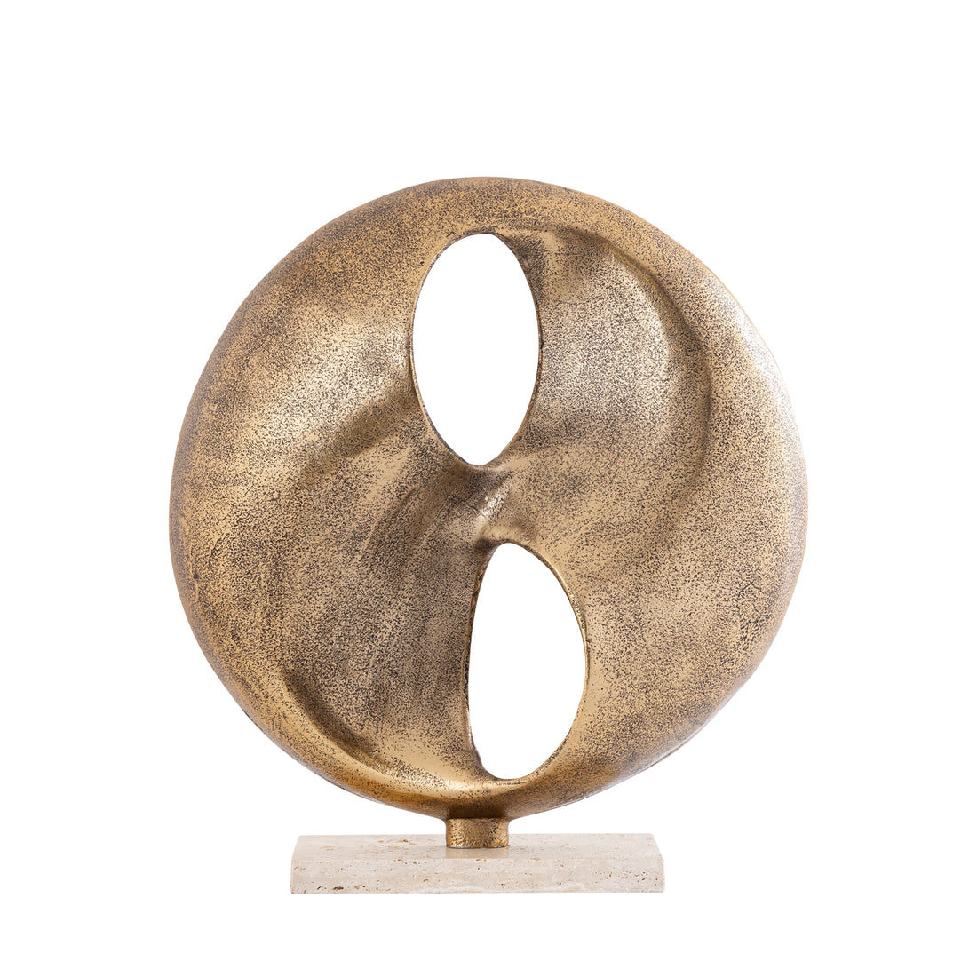 Deco Object Deuie - 45x10x50 cm - Aluminium - Messing PTMD