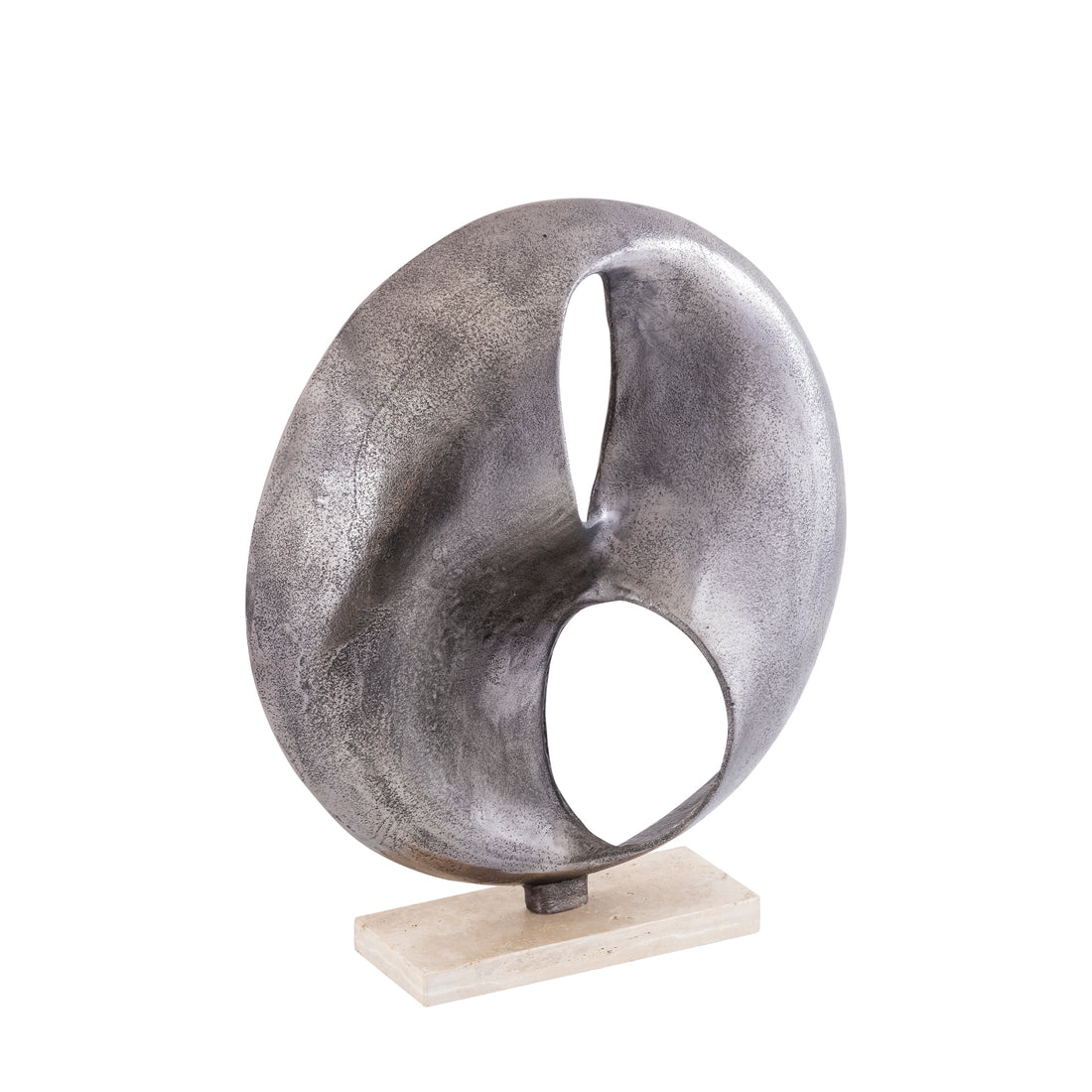 Deco Object Deuie - 45x10x50 cm - Aluminium - Zilver PTMD