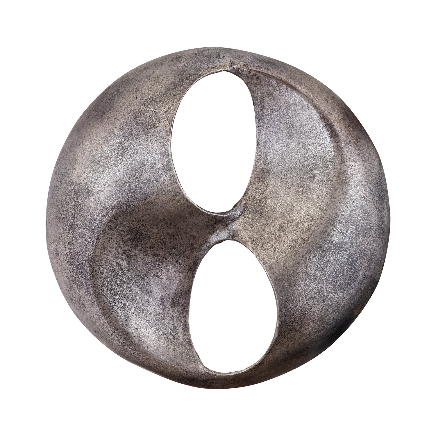 Wandpaneel Deuie - 70x10x70 cm - Aluminium - Zilver PTMD