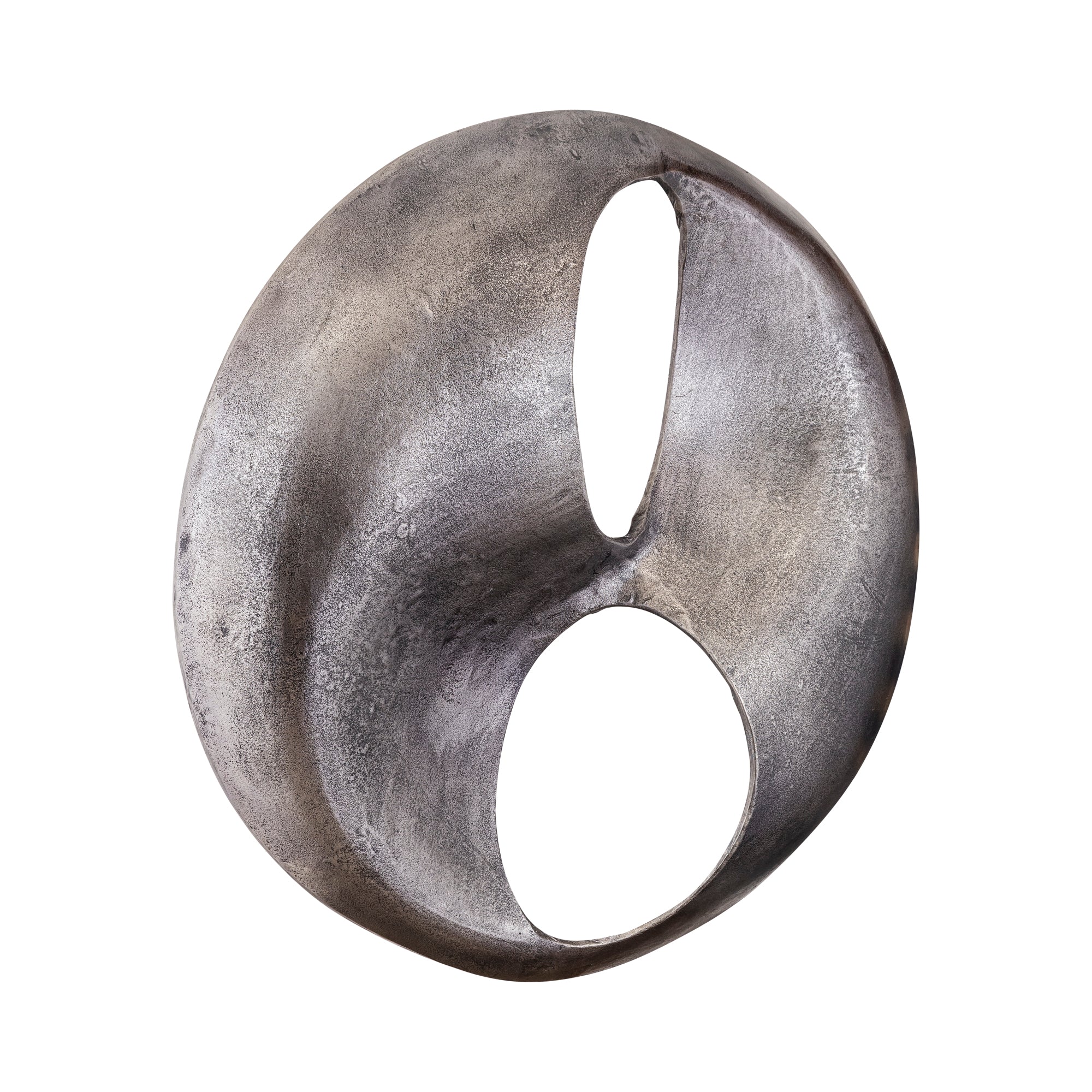 Wandpaneel Deuie - 70x10x70 cm - Aluminium - Zilver PTMD