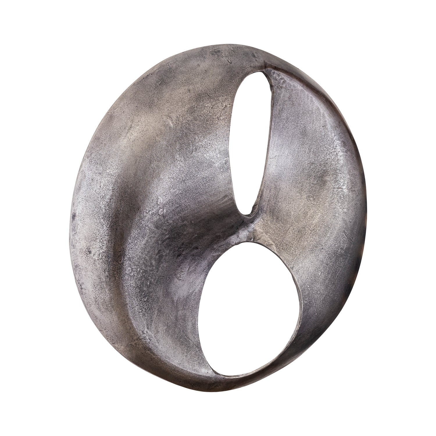 Wandpaneel Deuie - 70x10x70 cm - Aluminium - Zilver PTMD