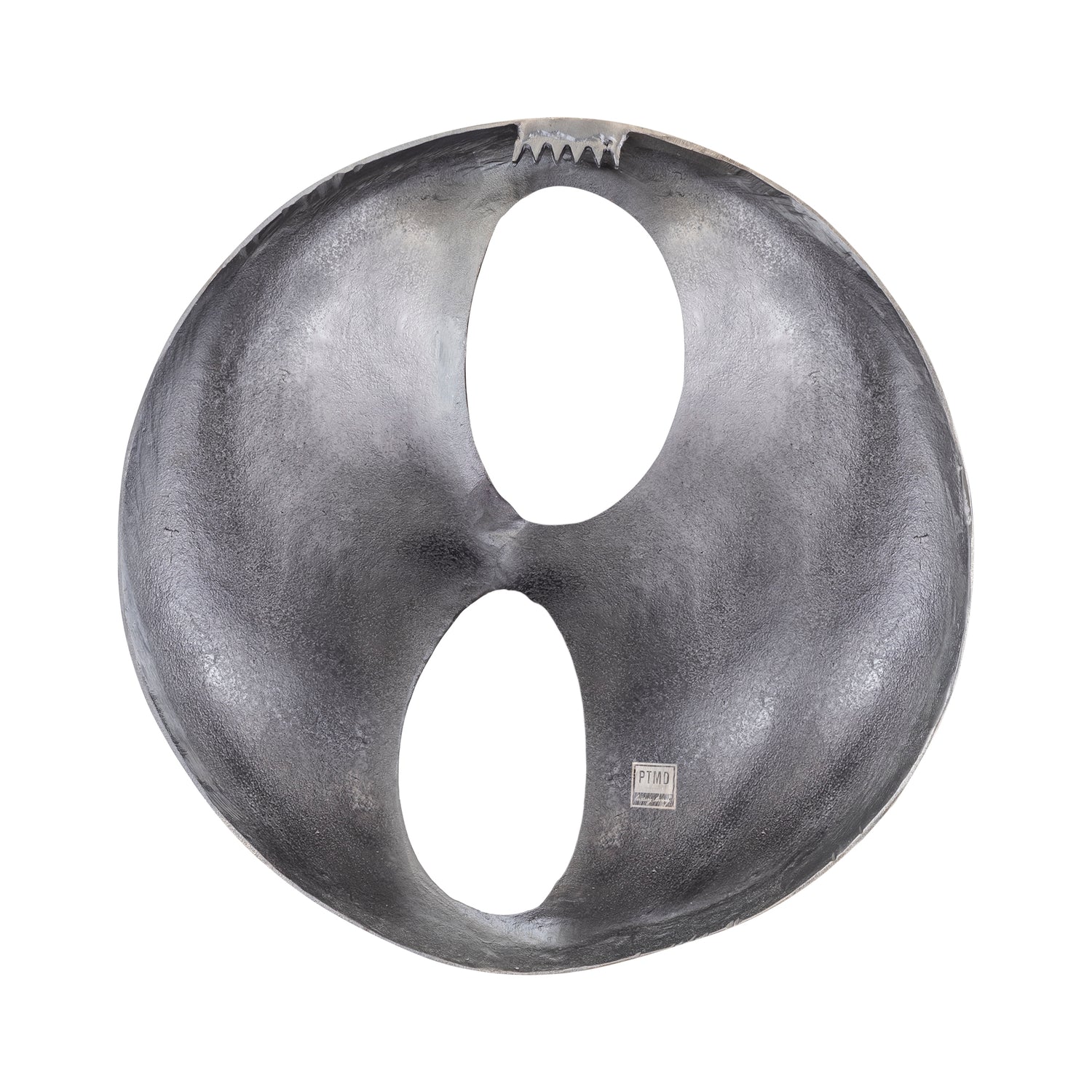 Wandpaneel Deuie - 70x10x70 cm - Aluminium - Zilver PTMD