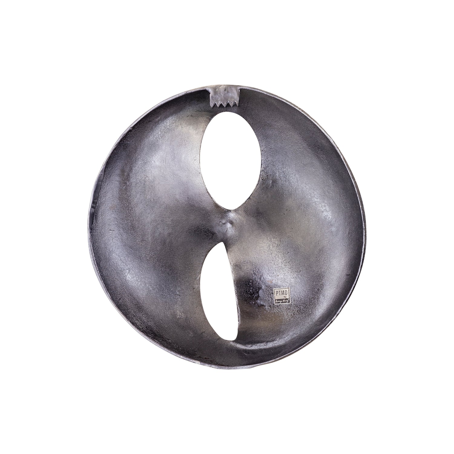 Wandpaneel Deuie S - 45x10x45 cm - Aluminium - Zilver PTMD
