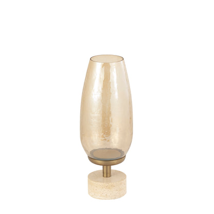 Sajeth Brass luster glass stormlight on base M PTMD