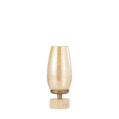 Sajeth Brass luster glass stormlight on base S PTMD