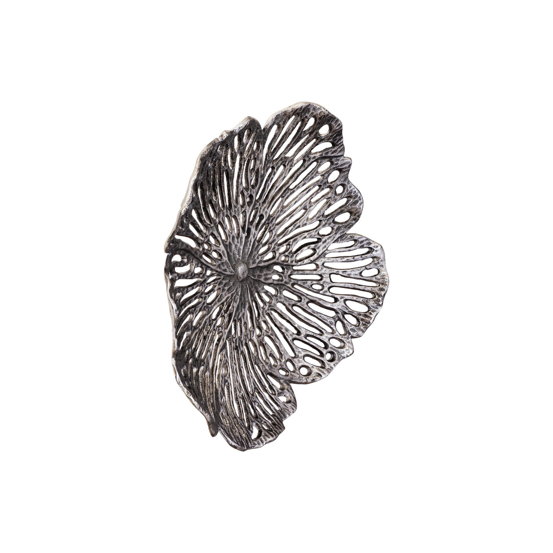 Schaal Ryhann M - 38x37x8 cm - Aluminium - Zilver PTMD