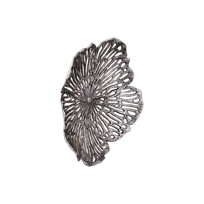 Schaal Ryhann M - 38x37x8 cm - Aluminium - Zilver PTMD