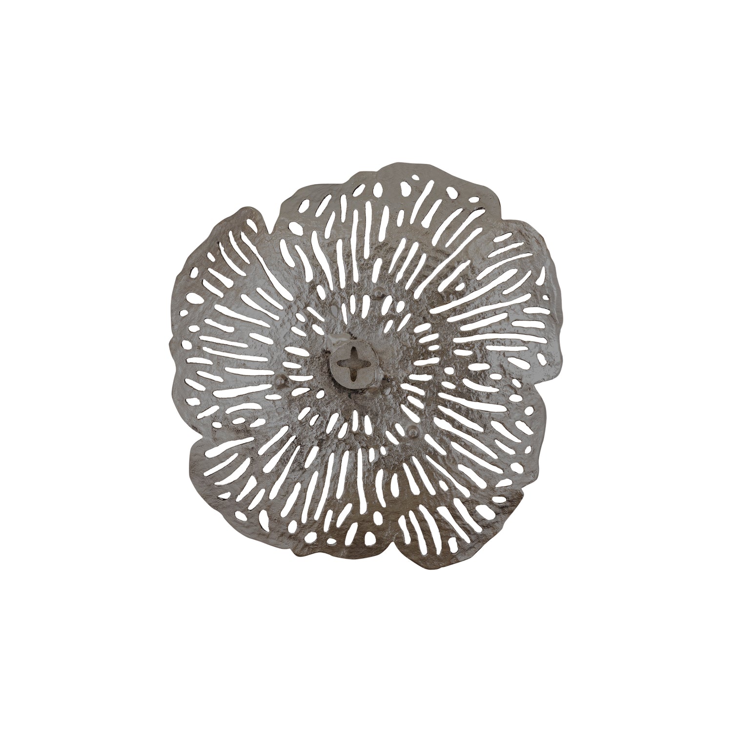 Schaal Ryhann M - 38x37x8 cm - Aluminium - Zilver PTMD