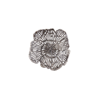 Schaal Ryhann S - 31x30x6 cm - Aluminium - Zilver PTMD