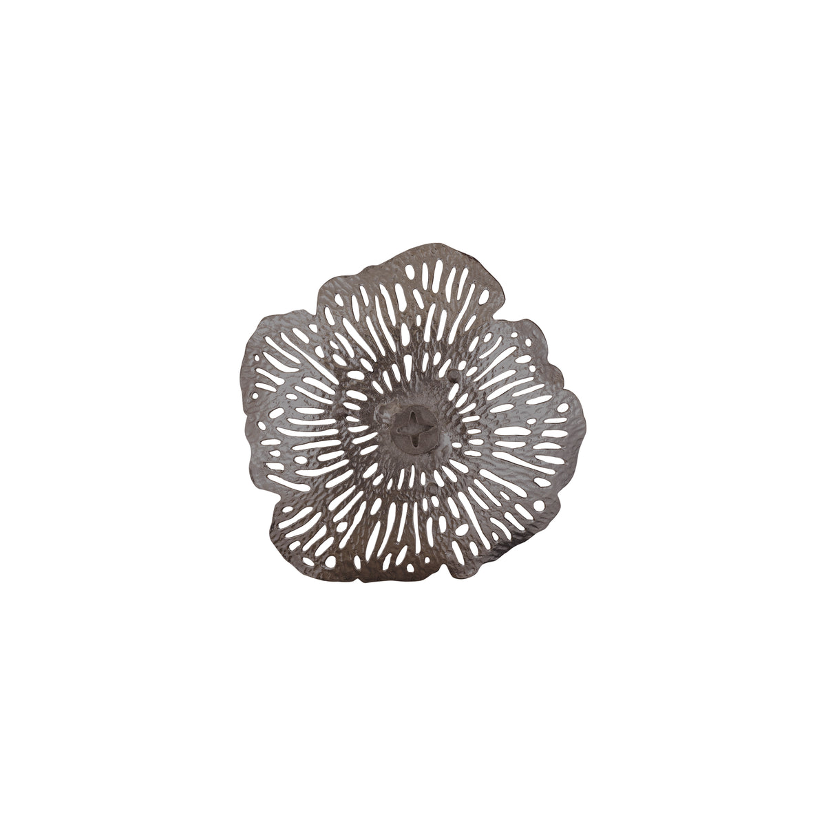 Schaal Ryhann S - 31x30x6 cm - Aluminium - Zilver PTMD