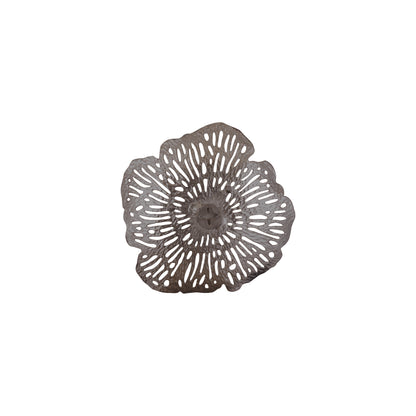 Schaal Ryhann S - 31x30x6 cm - Aluminium - Zilver PTMD