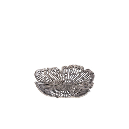 Schaal Ryhann S - 31x30x6 cm - Aluminium - Zilver PTMD