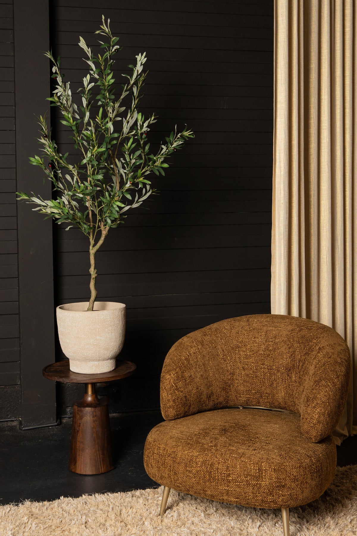 Tree Green Olive Tree In Pot L 110x70x156cm PTMD