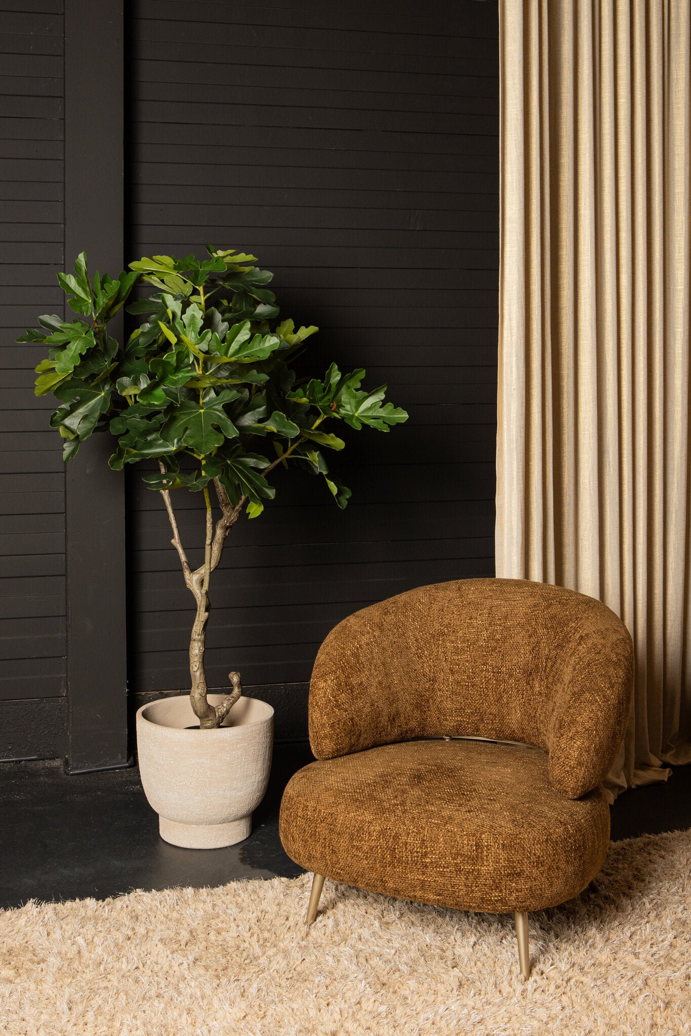 Tree Green Fig Tree In Pot L 118x110x152,5cm PTMD