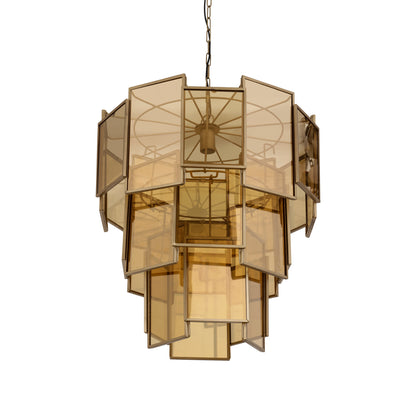 Hanglamp Loucas Bras Lustre Glas Lagen Large PTMD