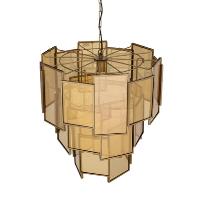 Hanglamp Loucas Bras Lustre Glas Lagen Large PTMD