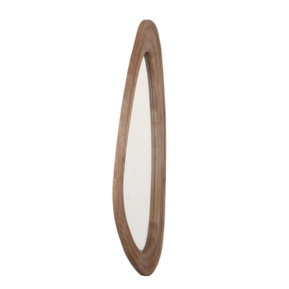 Santin Natural mango wood organic triangle Spiegel PTMD