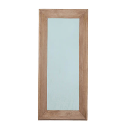 Nicka Natural Mango Wood Rectangle Mirror S 70,5x13,5x160cm