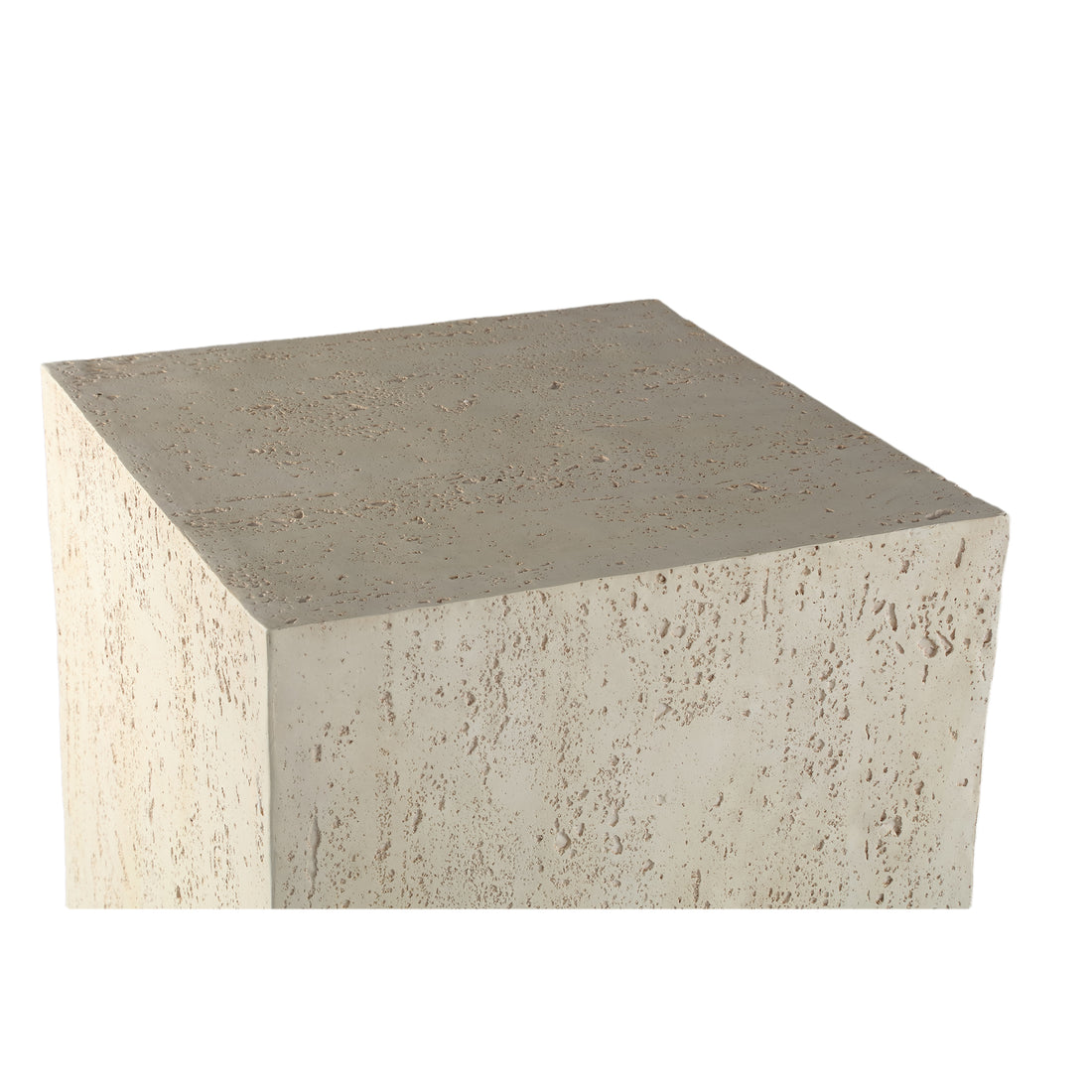 Chandar Cream MgO rectangle sidetable PTMD