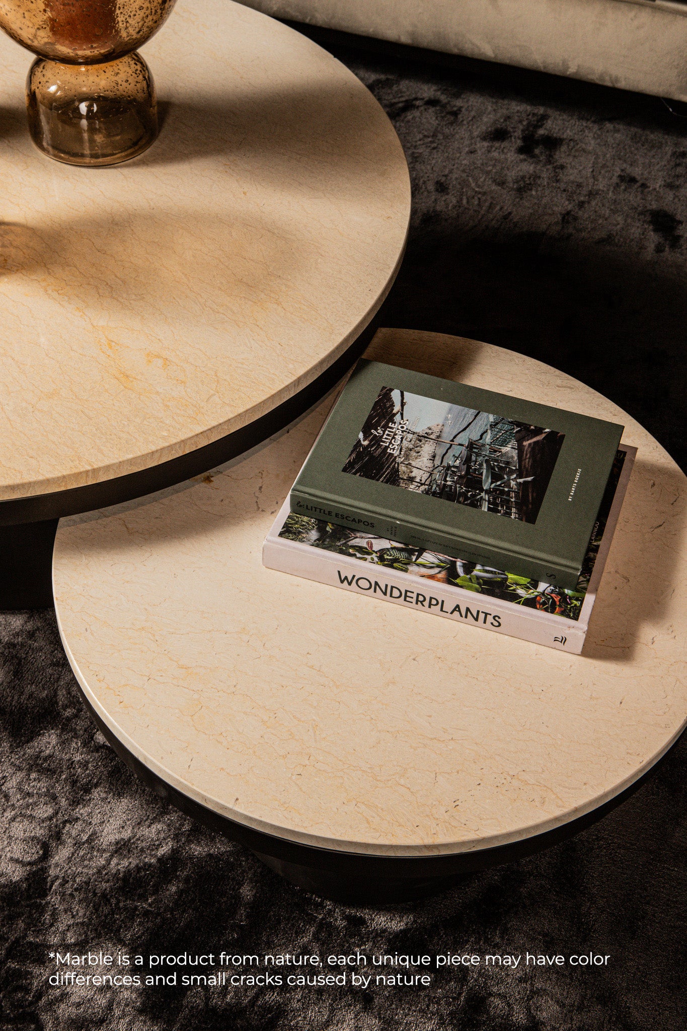 Bregt Salontafel Laag Beige Marmer PTMD