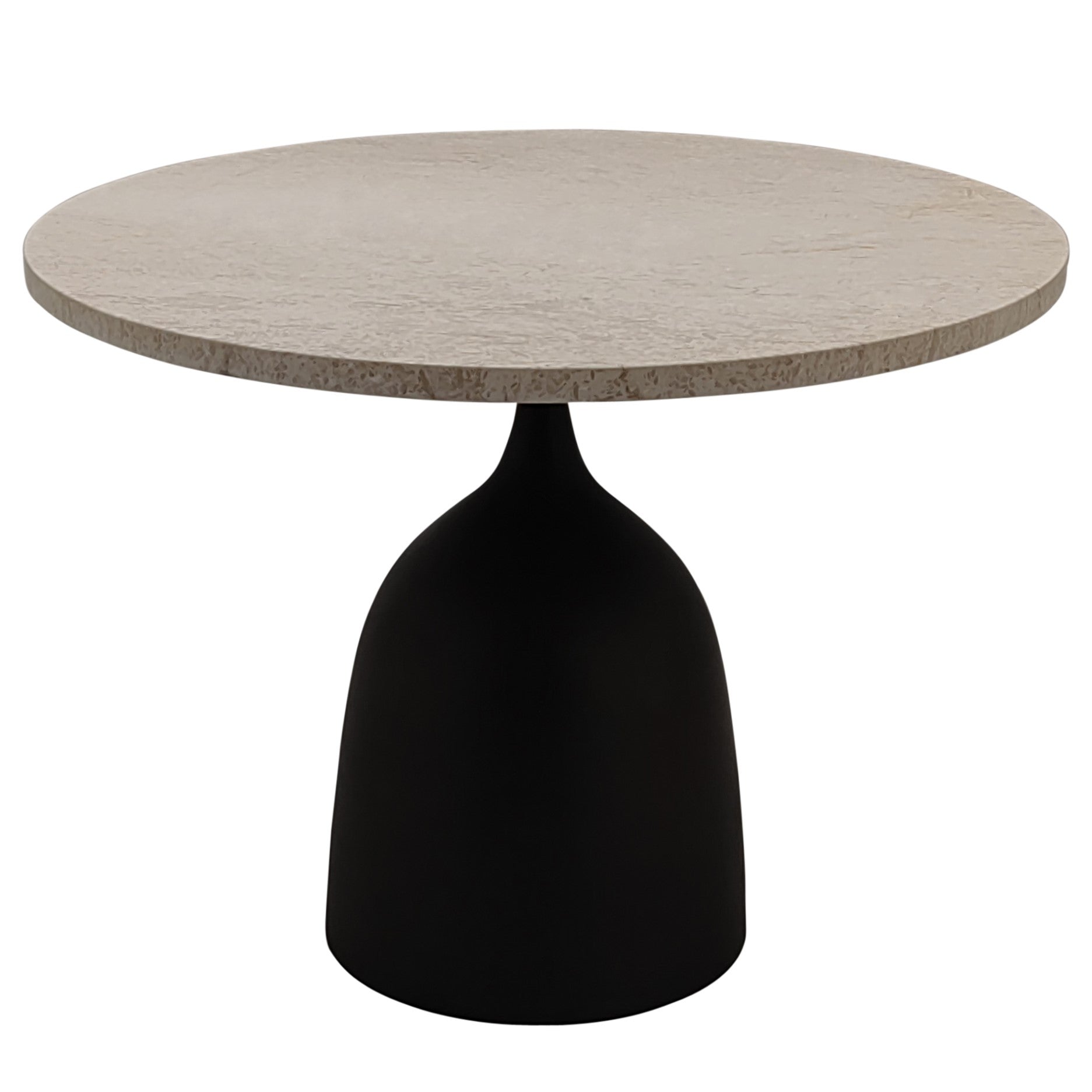 Patras Bijzettafel Beige Marmer Rond Ø60cm PTMD