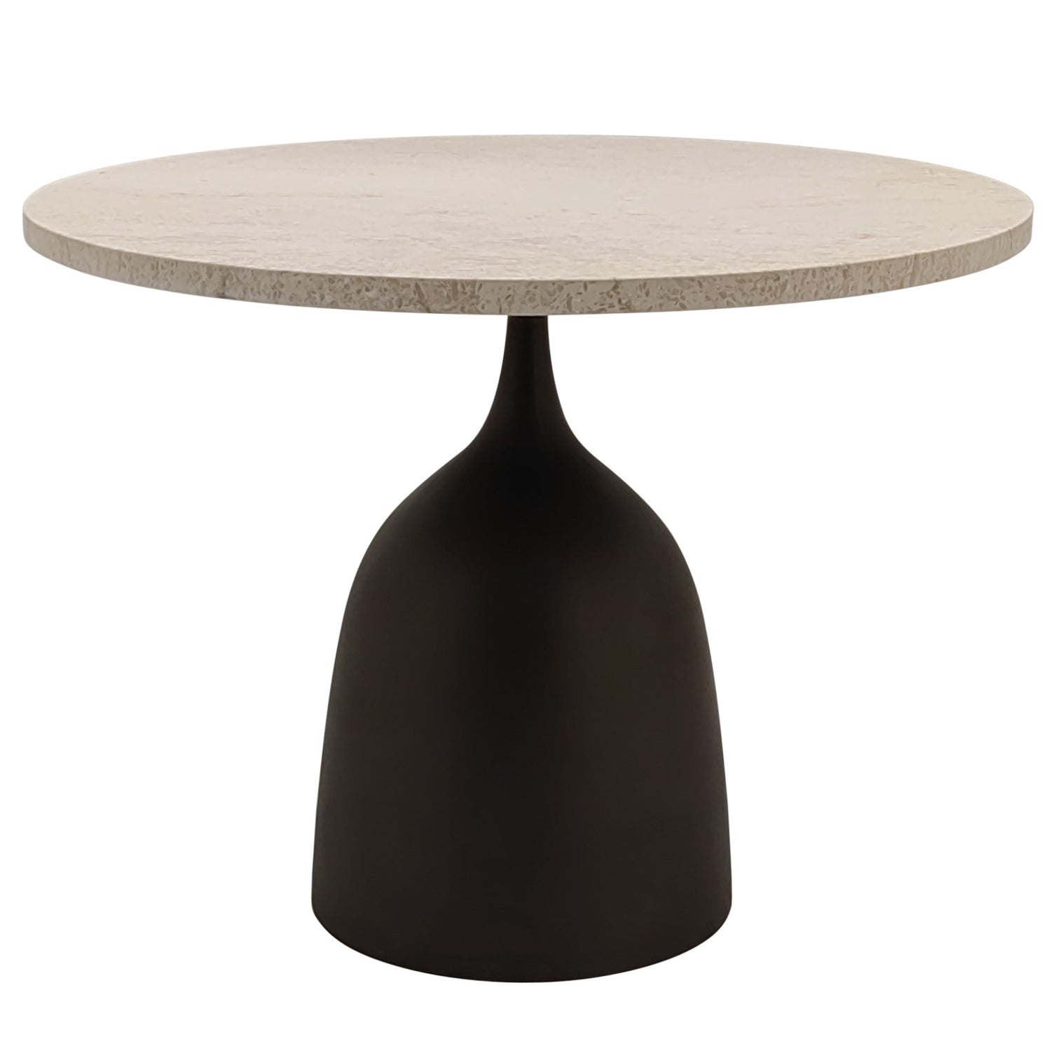 Patras Bijzettafel Beige Marmer Rond Ø60cm PTMD