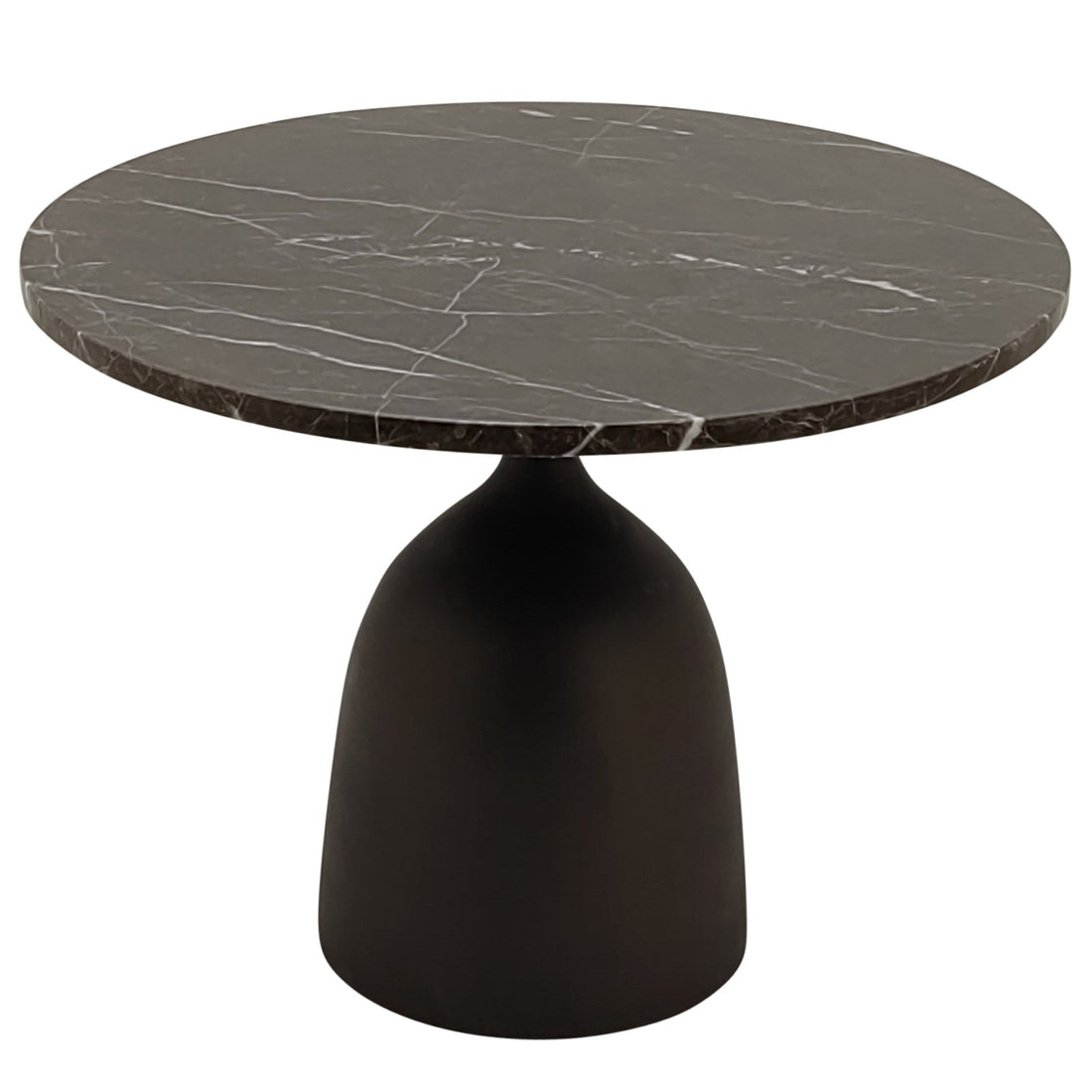 Patras side table brown marble PTMD