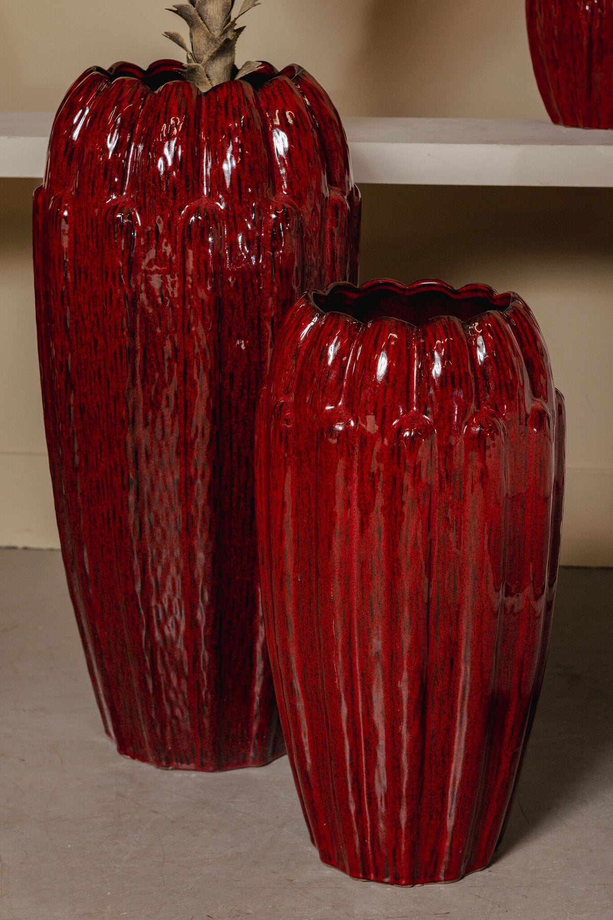 Patras side table brown marble PTMD